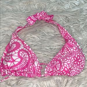 pink and white bikini top!!